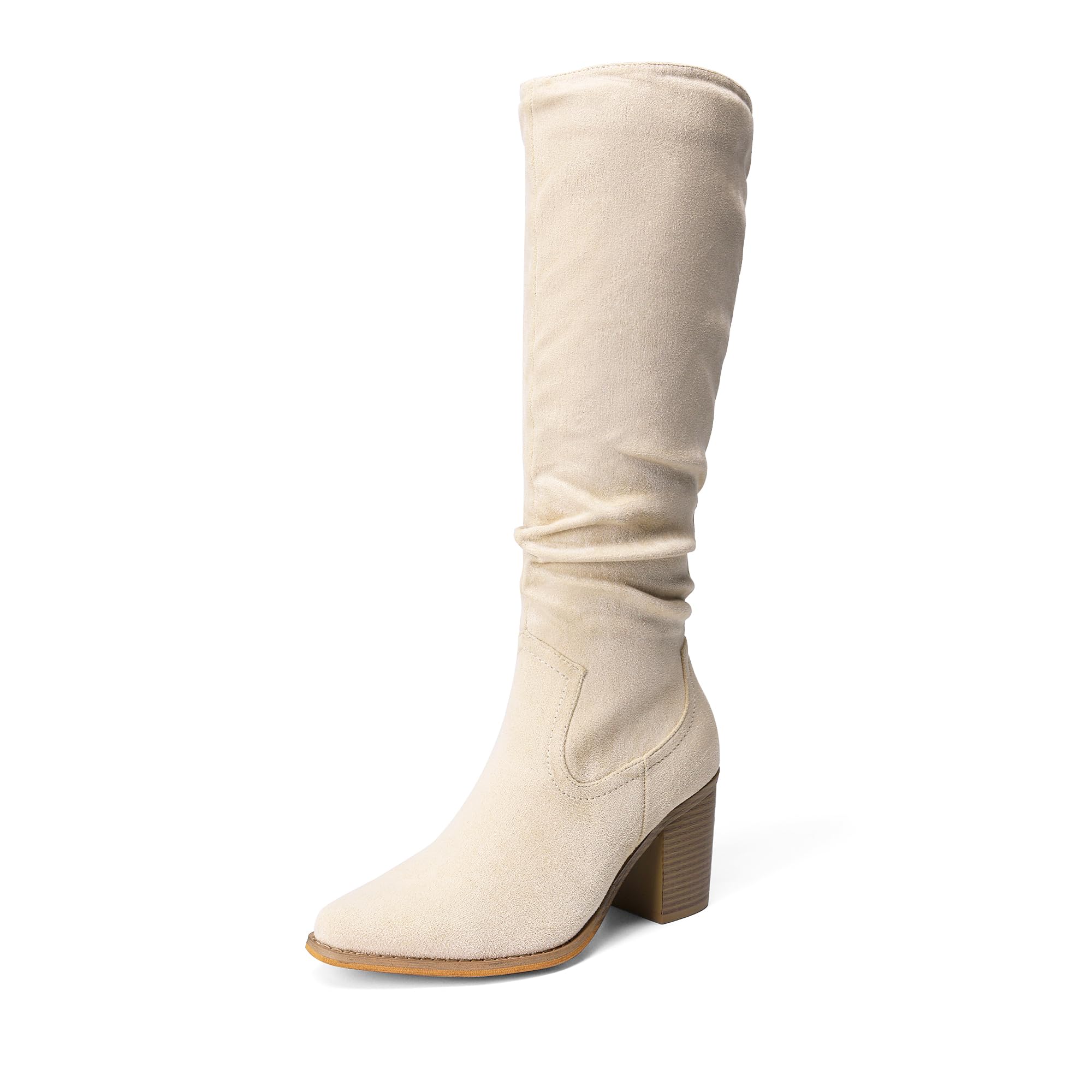 Beige-Knee-High-Boots-Women-1