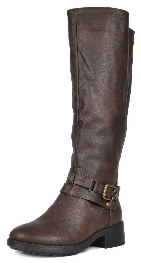 Brown-Womens-Knee-High-Winter-Boots-1