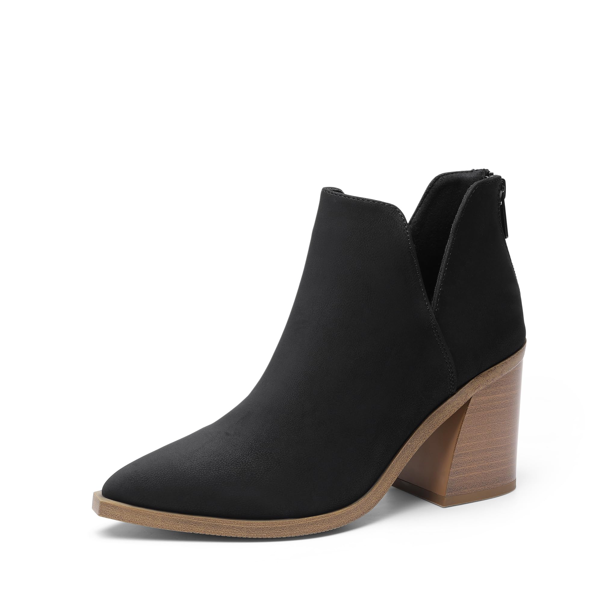 Womens-Ankle-Boots-Chunky-Heel-Pointed-Toe-1